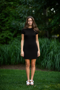 Allure Mini Dress Solid Black