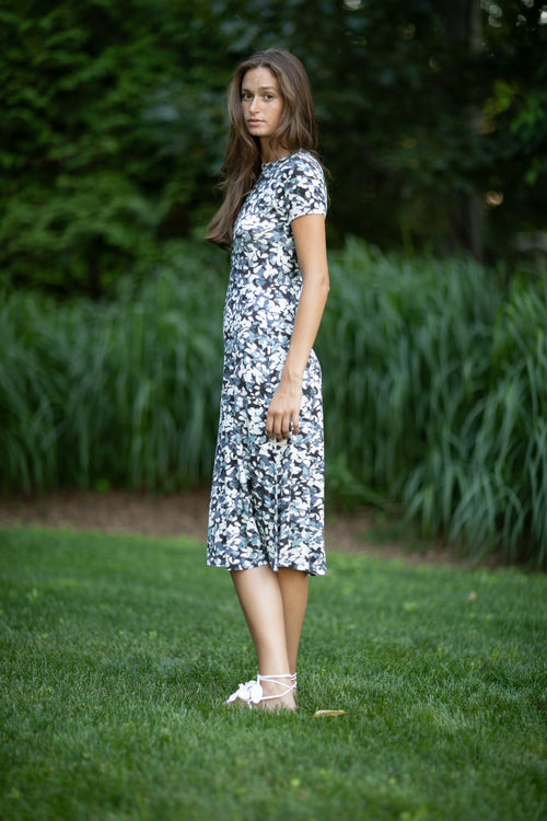 Allure Dress Hamptons Flowers Black & White