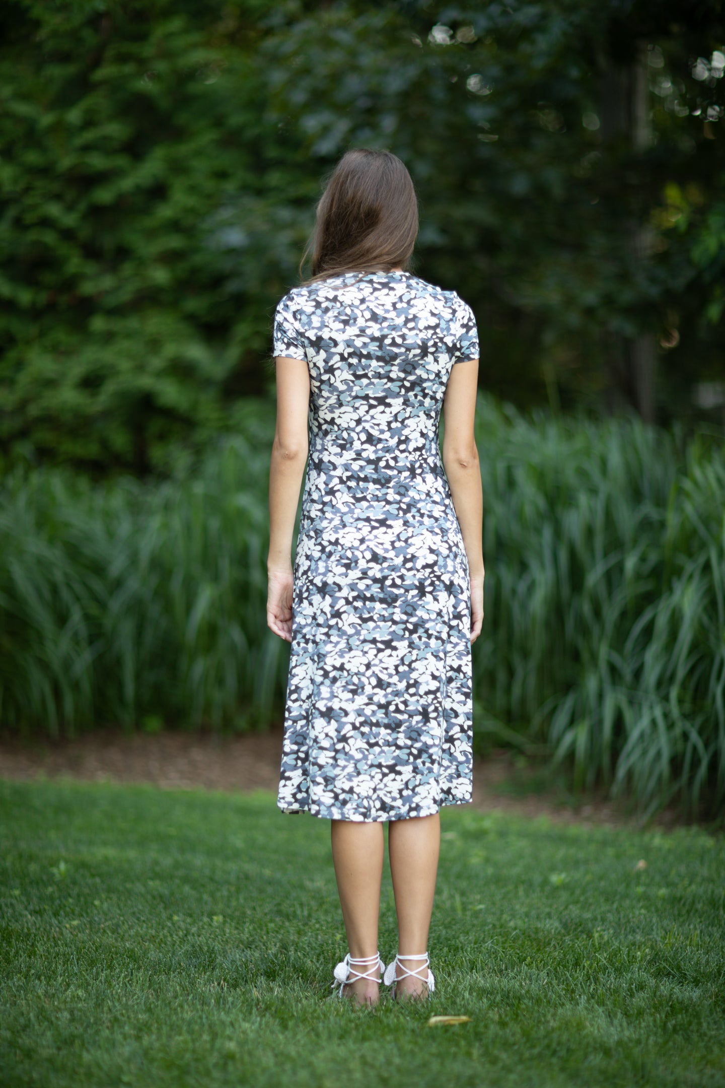 Allure Dress Hamptons Flowers Black & White